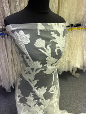 Ivory Jacquard coupe Filé - Banks
