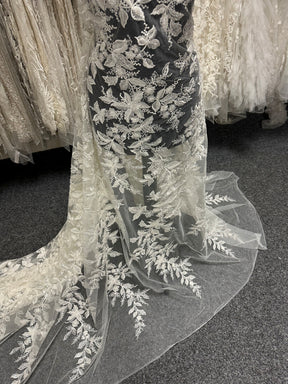 Ivory Beaded Lace - EB1101