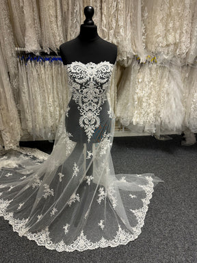 Ivory Beaded Lace - EB1031