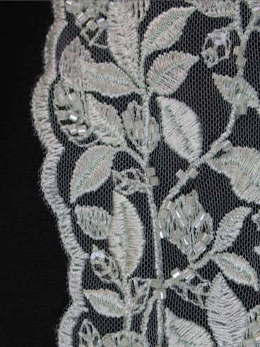 Willow Emb Beaded Tulle - EB1058