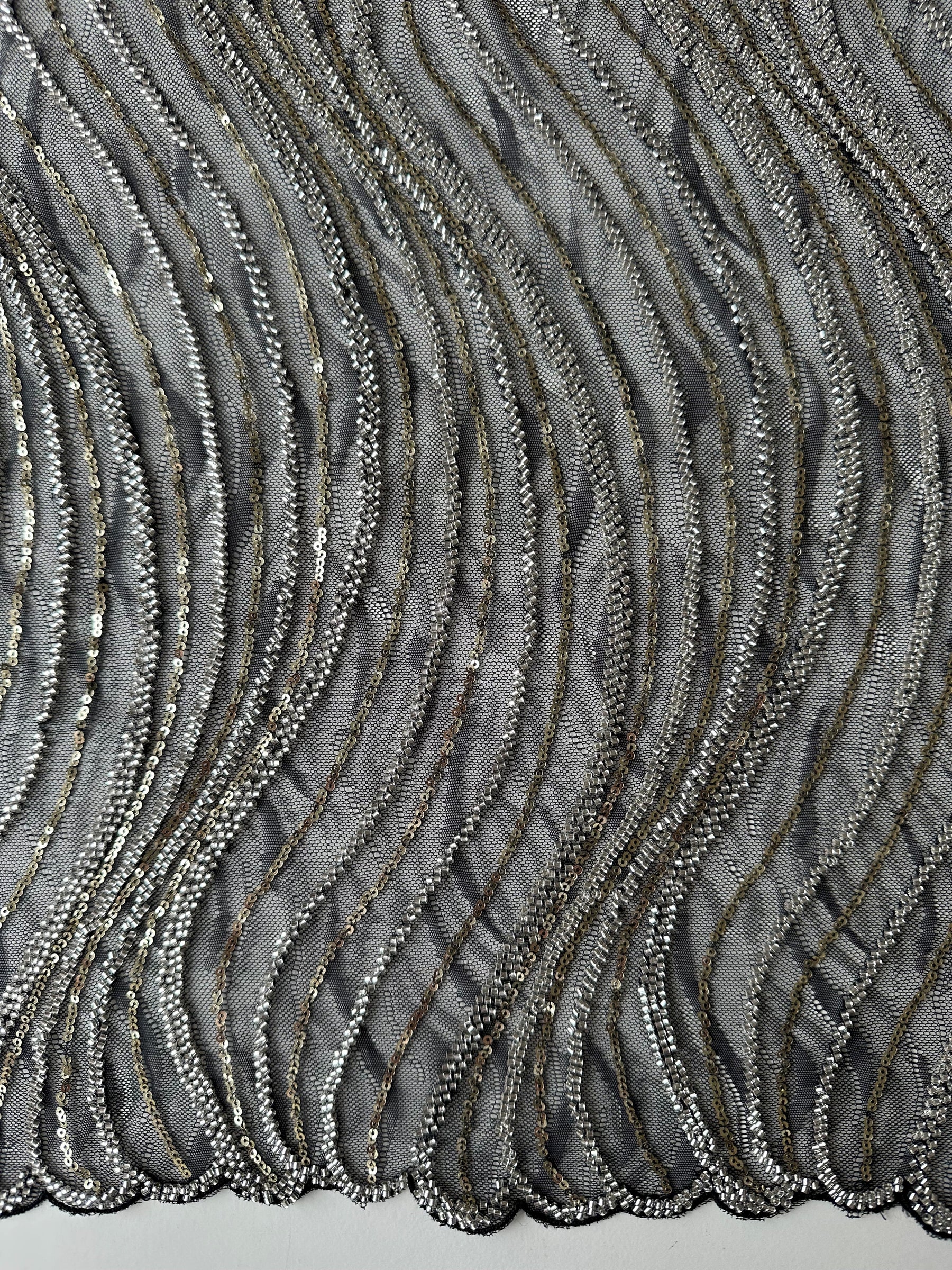 Black and Gold Embellished - EB1064