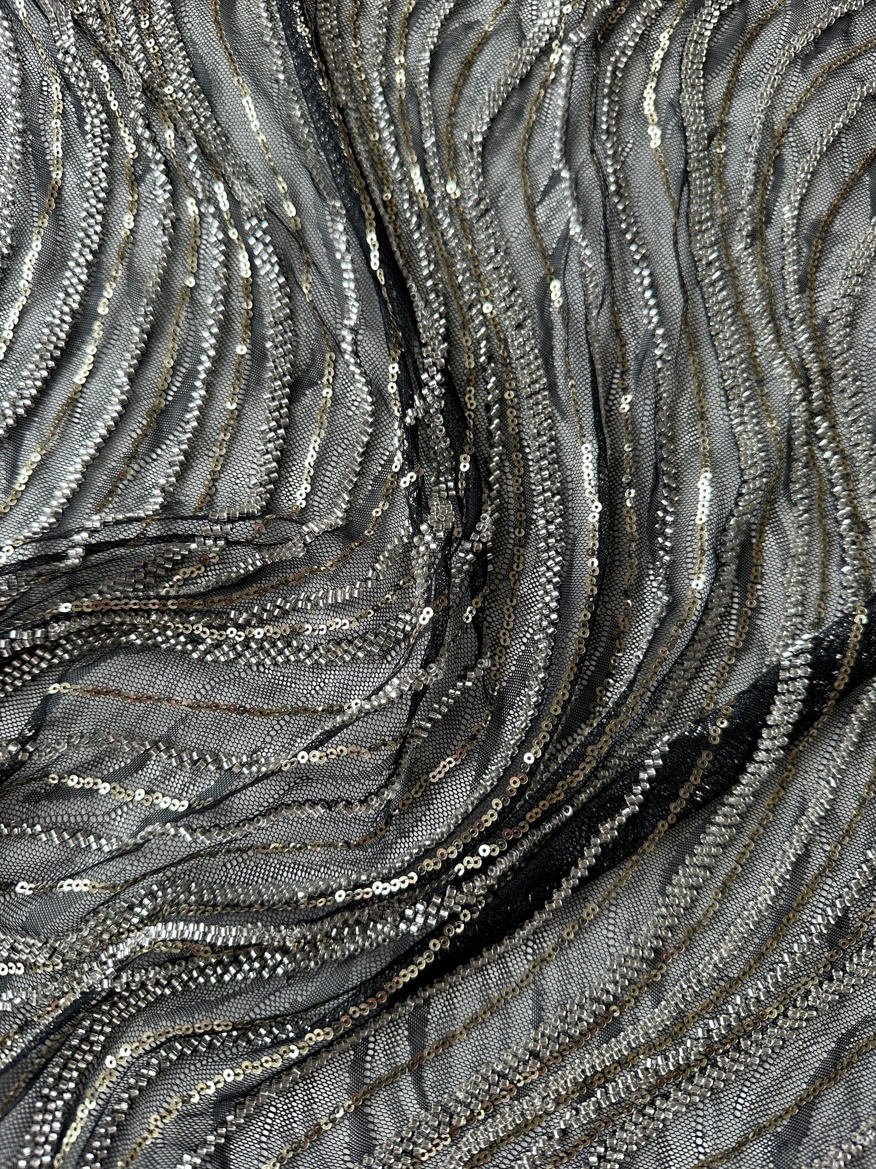 Black and Gold Embellished - EB1064