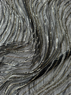 Black and Gold Embellished - EB1064