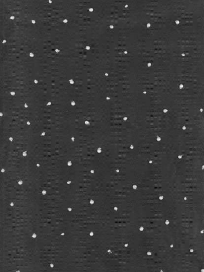 Ivory Beaded Tulle - EB1071