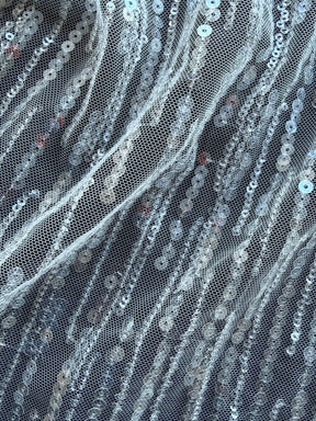 Ivory Sequin Lace - EB3016