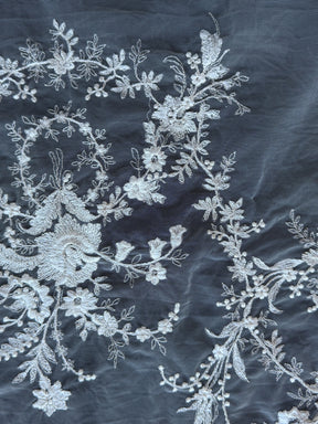 Ivory on Ivory Embroidery Lace - EB3027