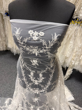 Ivory on Ivory Embroidery Lace - EB3027