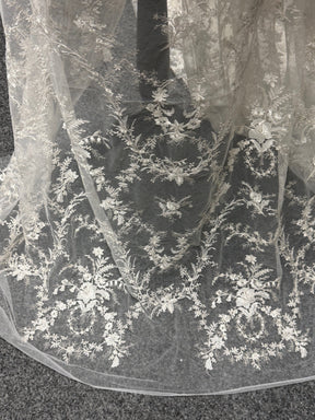 Ivory on Ivory Embroidery Lace - EB3027