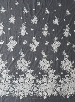 Ivory Sequin Embroidery Lace - EB3041