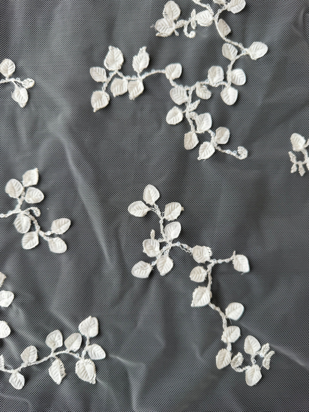 Ivory Sequin Embroidery Lace - EB3042