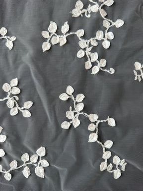 Ivory Sequin Embroidery Lace - EB3042