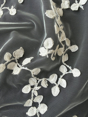 Ivory Sequin Embroidery Lace - EB3042