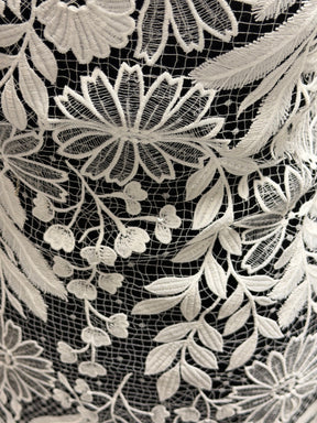 Ivory Sequin Bridal Lace - EB3049