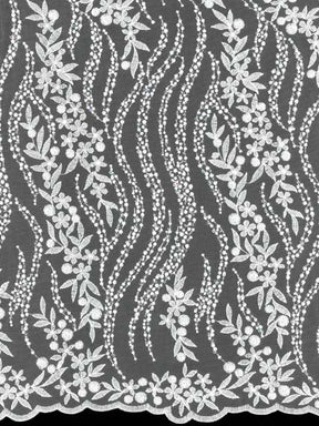 Ivory Sequin Lace - EB3051