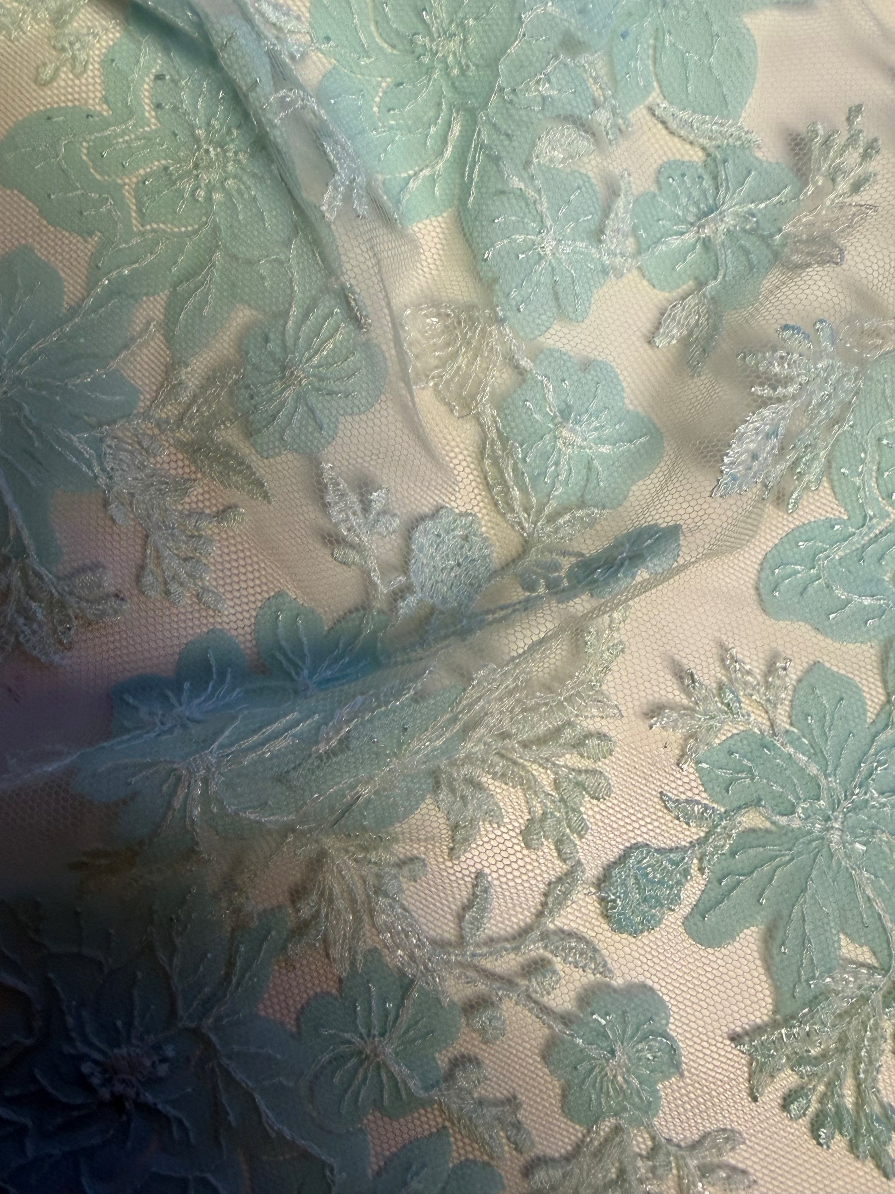 Sky Embroidered Lace - EB3053