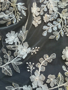 Ivory 3D Lace - EB3054