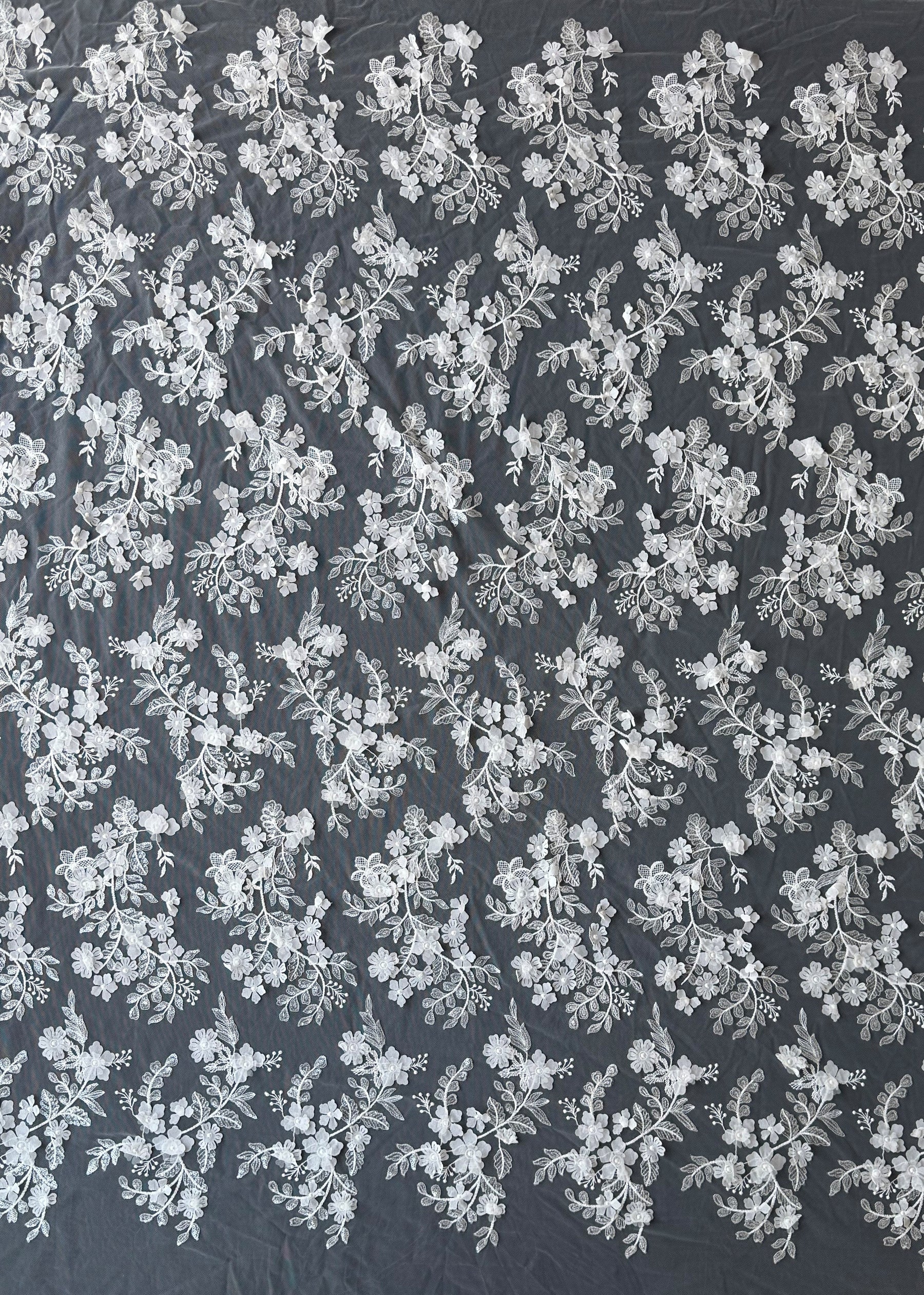 Ivory 3D Lace - EB3054