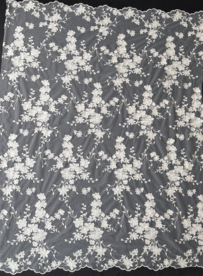 Ivory Sequin Lace - EB3063