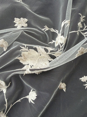 Ivory Embroidered Lace - EB5006