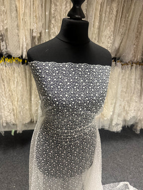 Ivory Embroidered Lace - EB5027