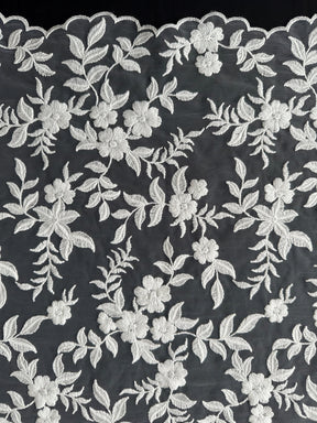 Ivory Embroidered Lace - EB5031