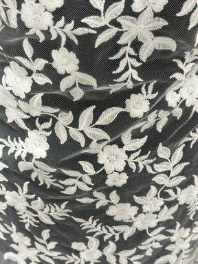 Ivory Embroidered Lace - EB5031
