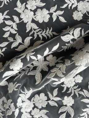 Ivory Embroidered Lace - EB5031