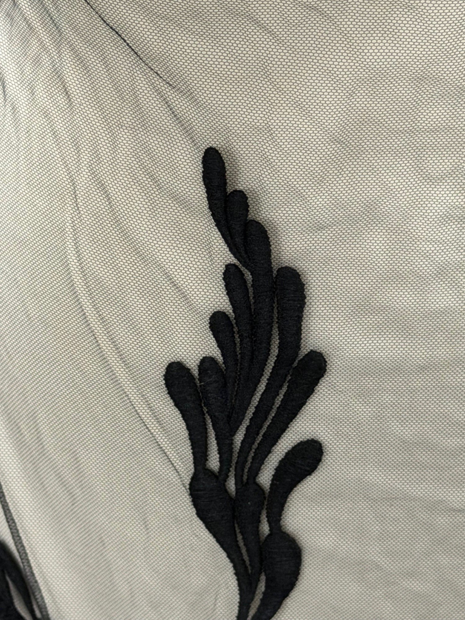 Black Embroidery Lace - EB5053