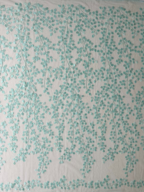 Aqua 3D Embroidered Lace - EB5034