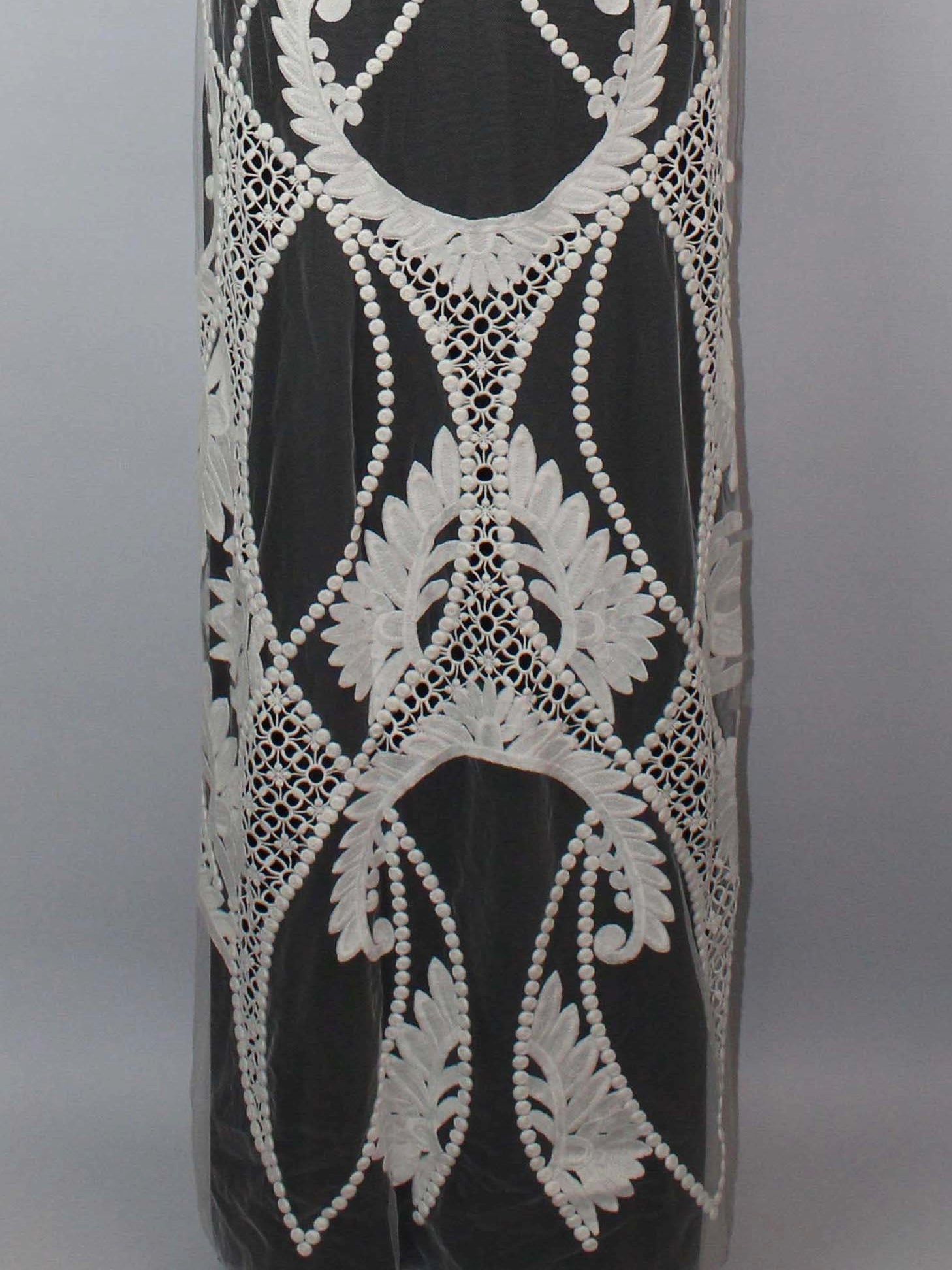 Ivory Embroidery Lace - EB5035