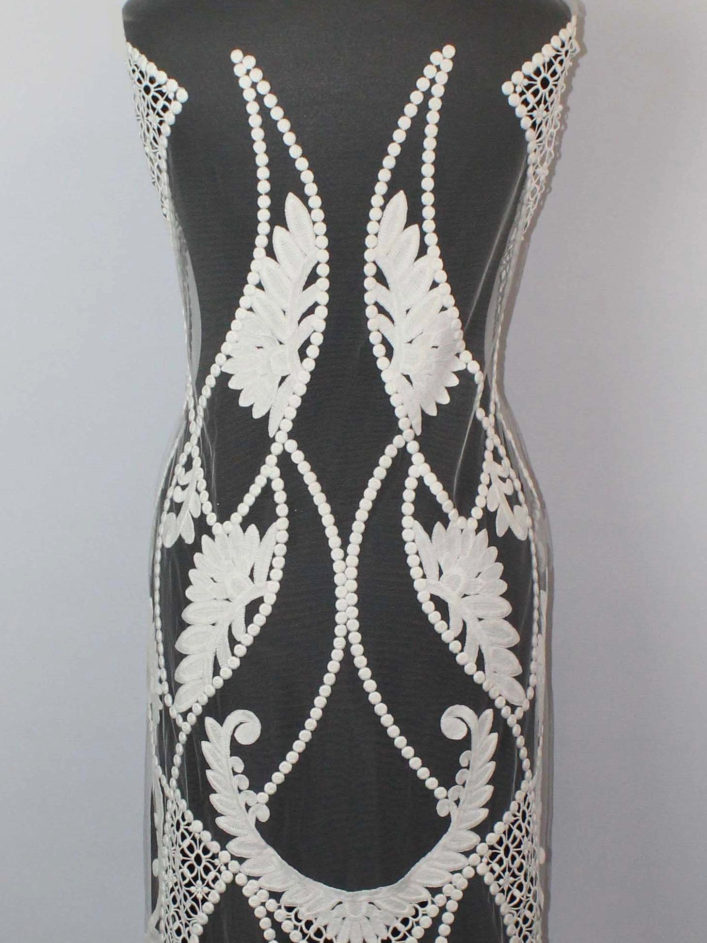 Ivory Embroidery Lace - EB5035