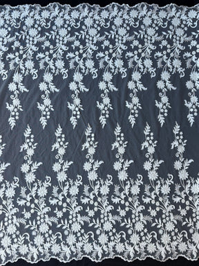 Ivory Embroidery Lace - EB5036