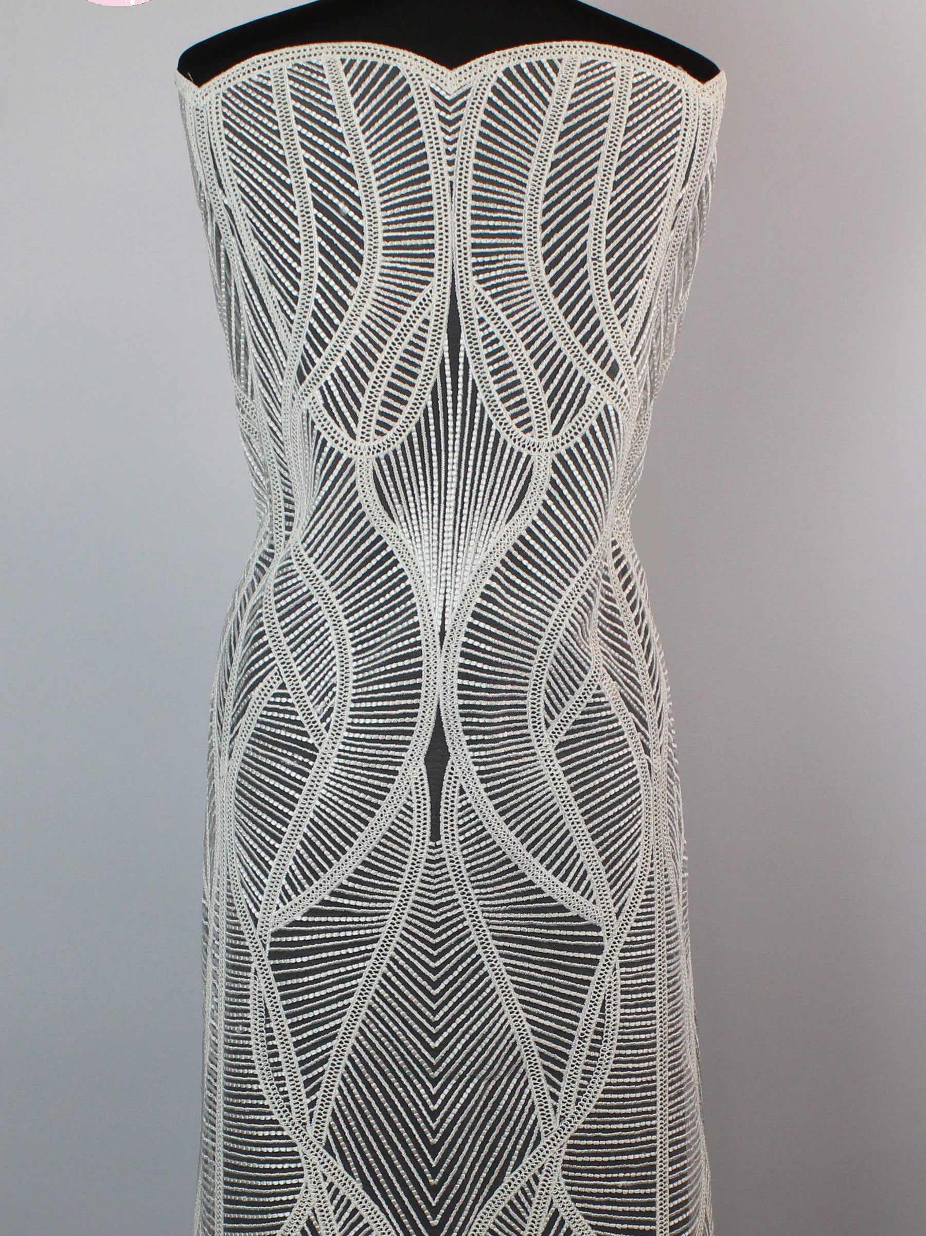 Ivory Embroidery Lace - EB5038