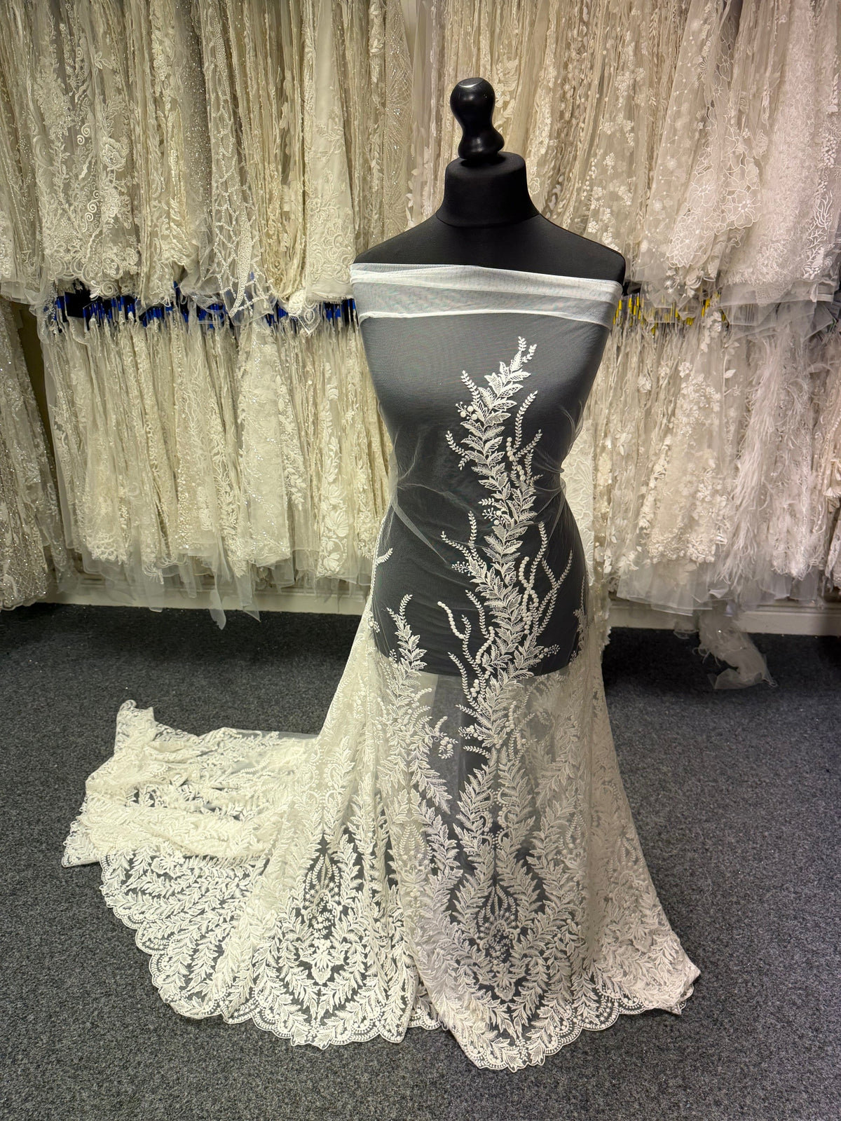 Ivory Embroidery Lace - EB5043