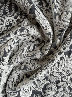 Ivory Embroidery Lace - EB5043