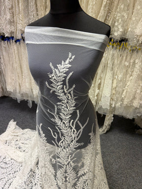 Ivory Embroidery Lace - EB5043