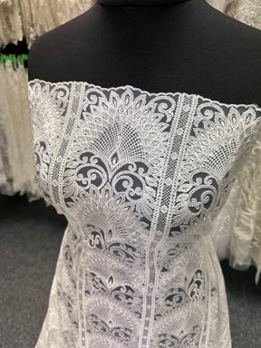 Ivory Embroidered Lace - EB5044