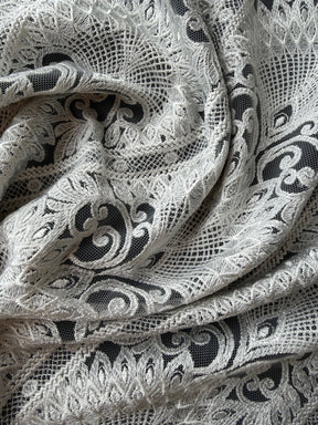 Ivory Embroidered Lace - EB5044