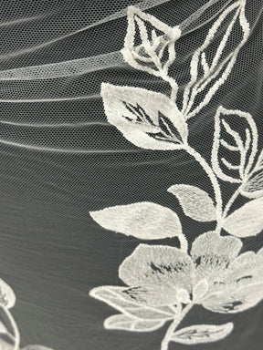 Ivory Embroidered Lace - EB5049