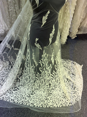 Ivory Embroidery Lace - EB5053