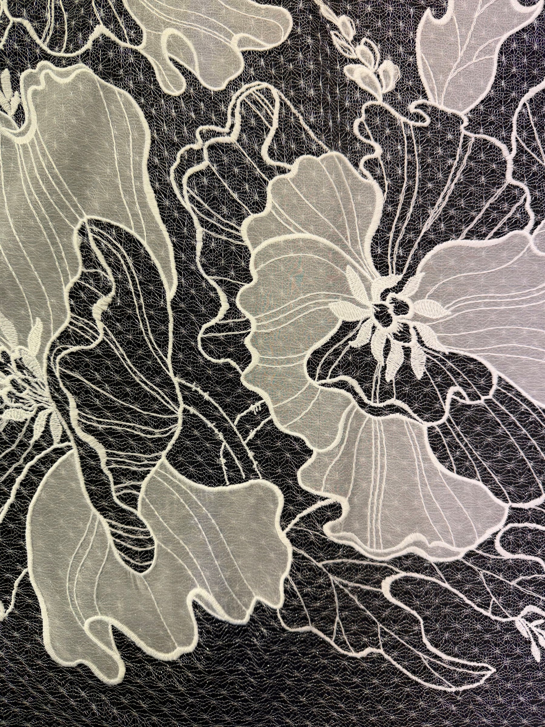 Ivory Embroidery Lace - EB5058
