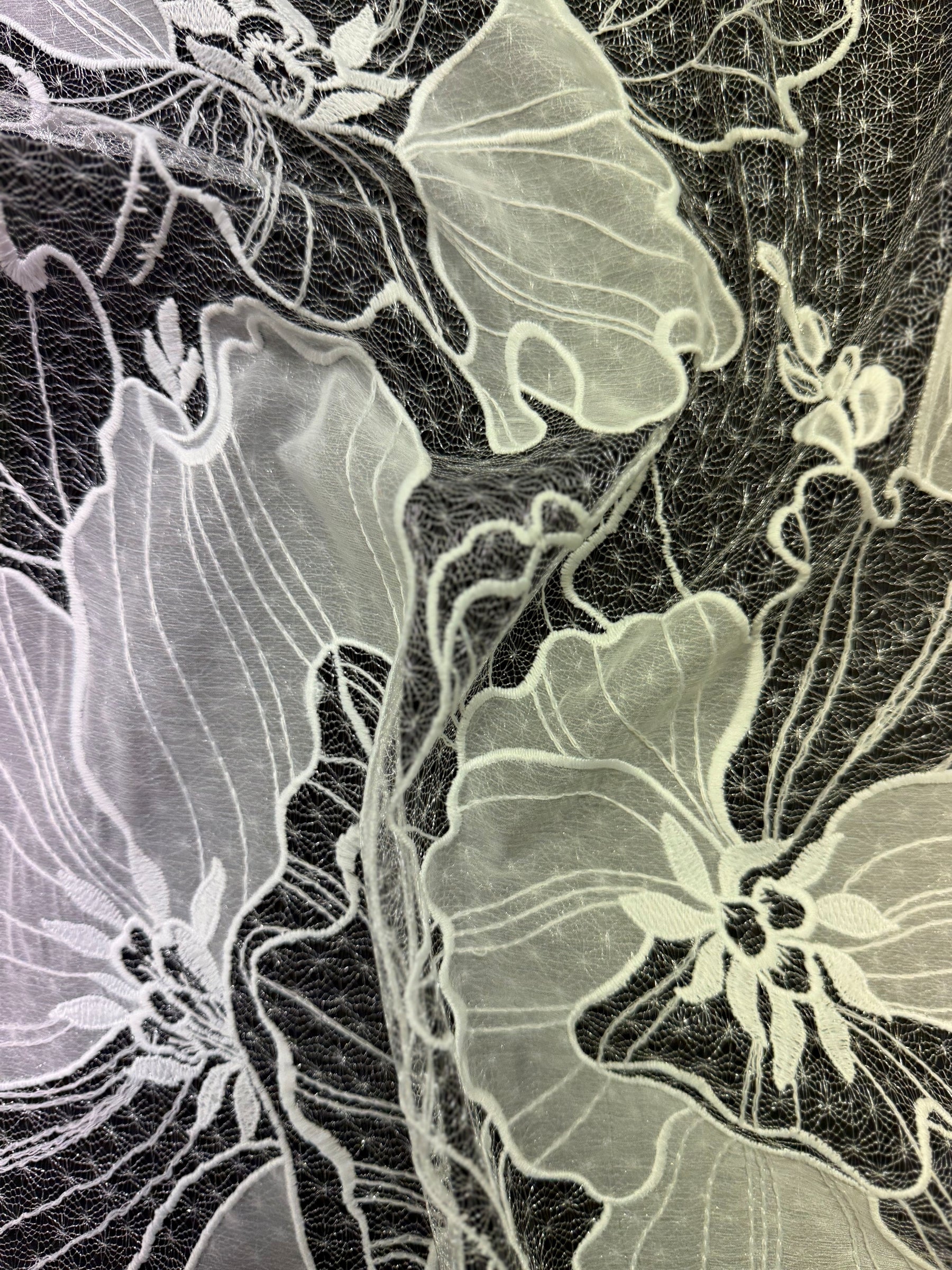 Ivory Embroidery Lace - EB5058