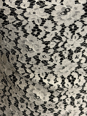 Ivory Corded Chantilly Lace - Norben