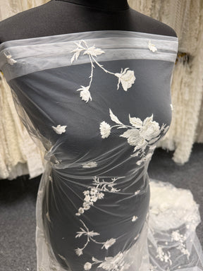 Ivory Embroidered Lace - EB5006