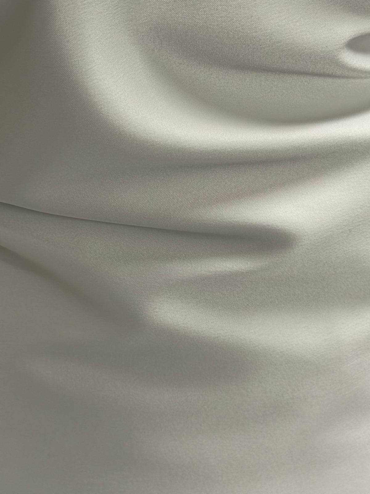 Ivory Polyester Lycra Duchess Satin - P83