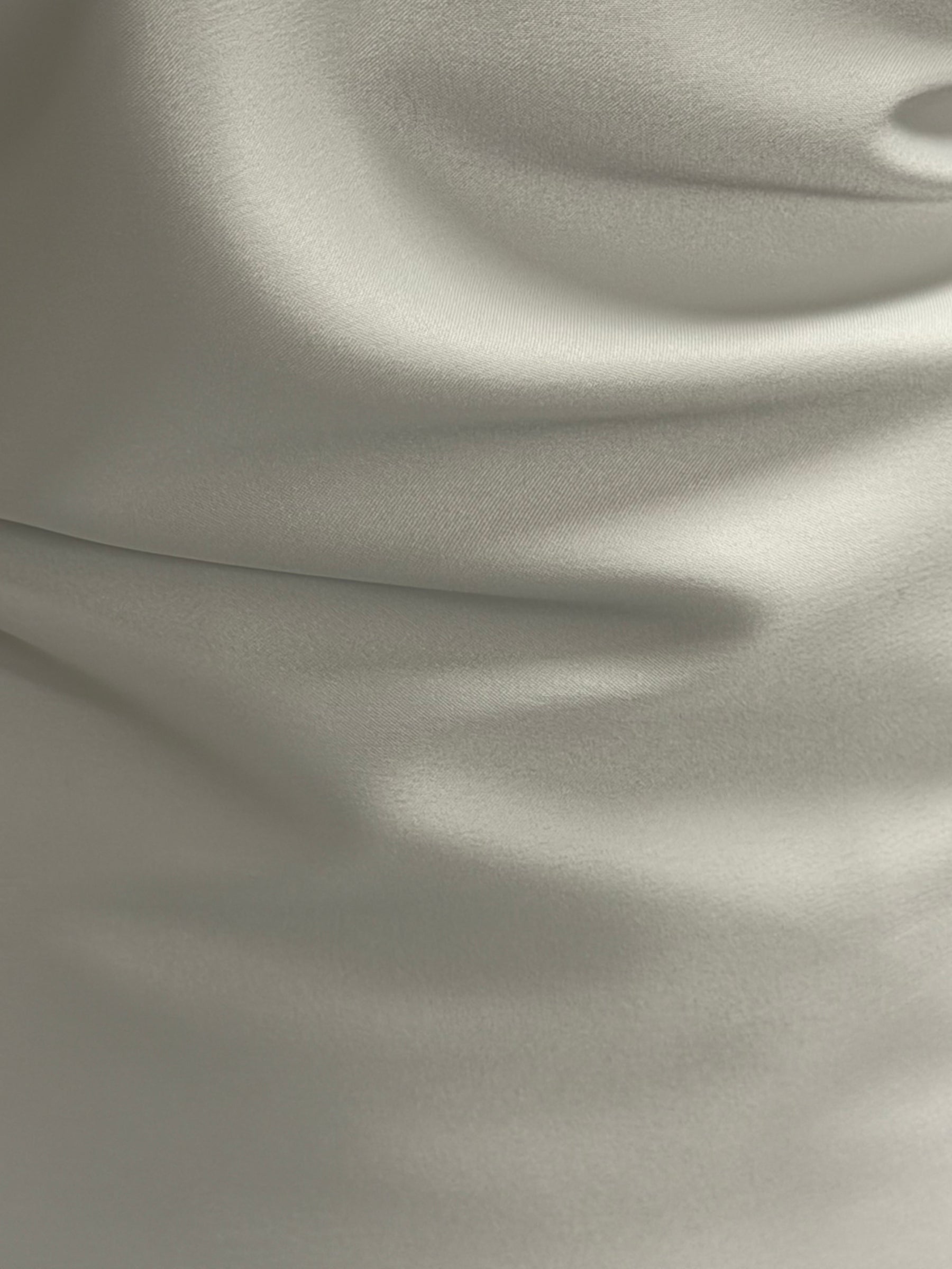 Ivory Polyester Lycra Duchess Satin - P83