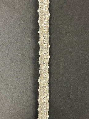 Ivory Pearl and Bead Trim - EH1004