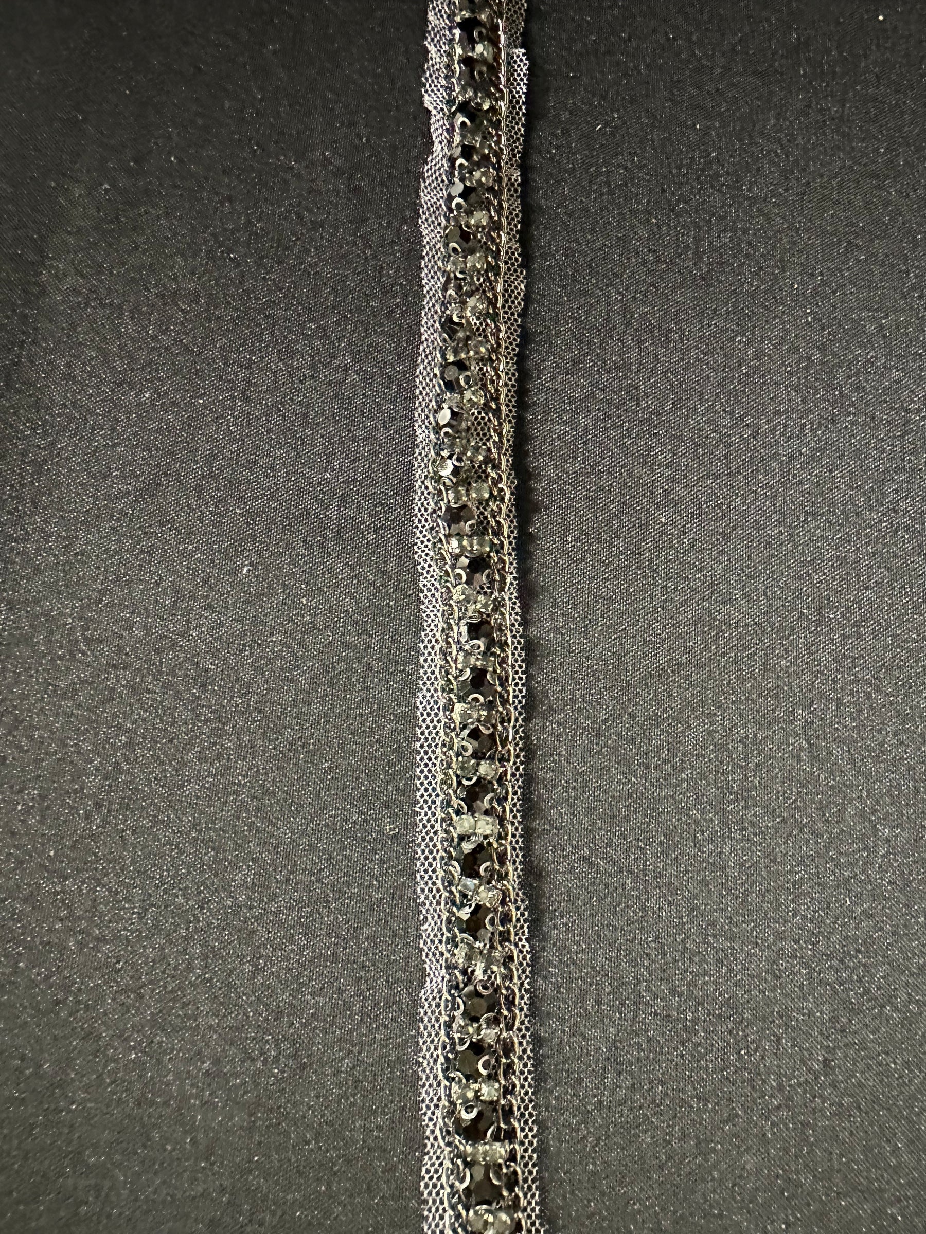 Black Beaded Trim - EH1015