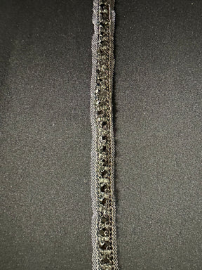 Black Beaded Trim - EH1015