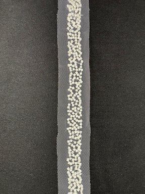 Ivory Beaded Dress Trim - EH2003